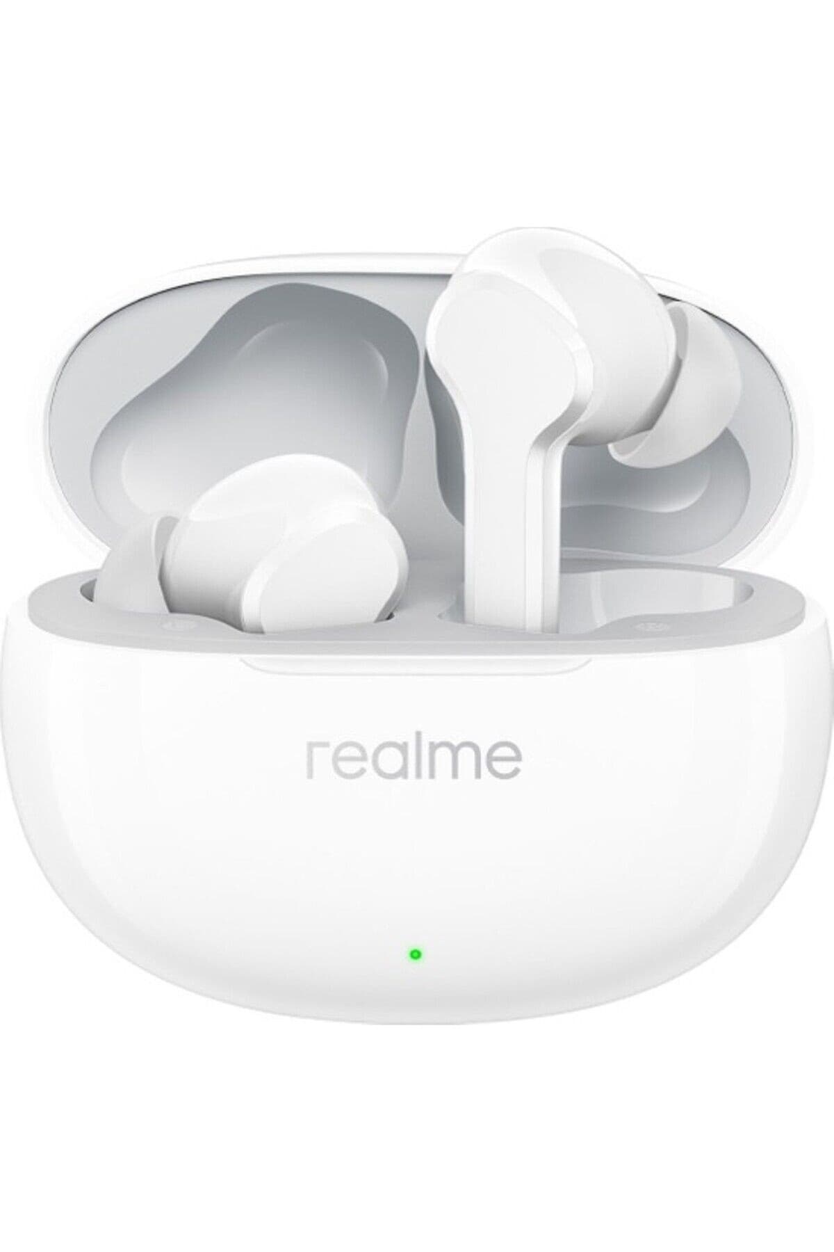 هدفون توگوشی realme بلوتوثی TWS مدل Buds T100 سفید هدفون توگوشی realme بلوتوثی TWS مدل Buds T100 سفید