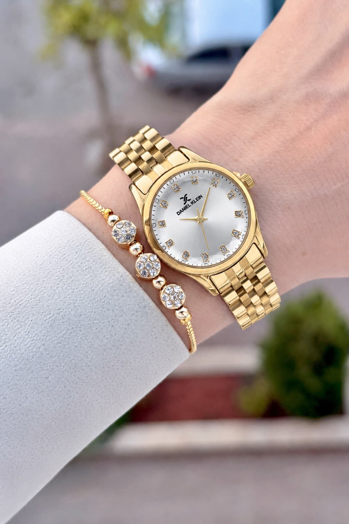 ساعت مچی زنانه Daniel Klein طلایی 28mm ساعت مچی زنانه Daniel Klein طلایی 28mm