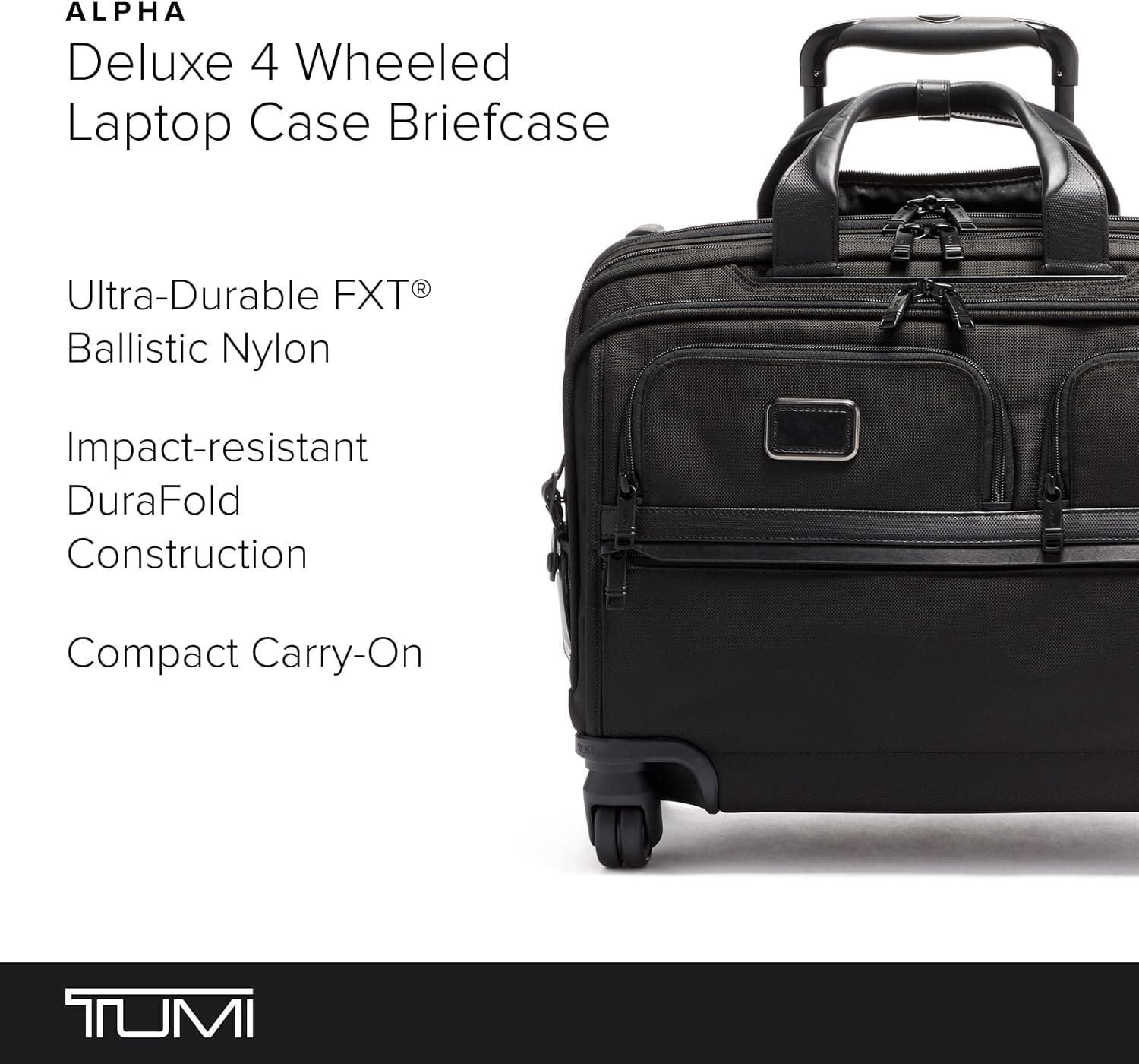 بریف لپتاپ یونیسکس TUMI با ۴ چرخ مدل Alpha 3 Deluxe بریف لپتاپ یونیسکس TUMI با ۴ چرخ مدل Alpha 3 Deluxe