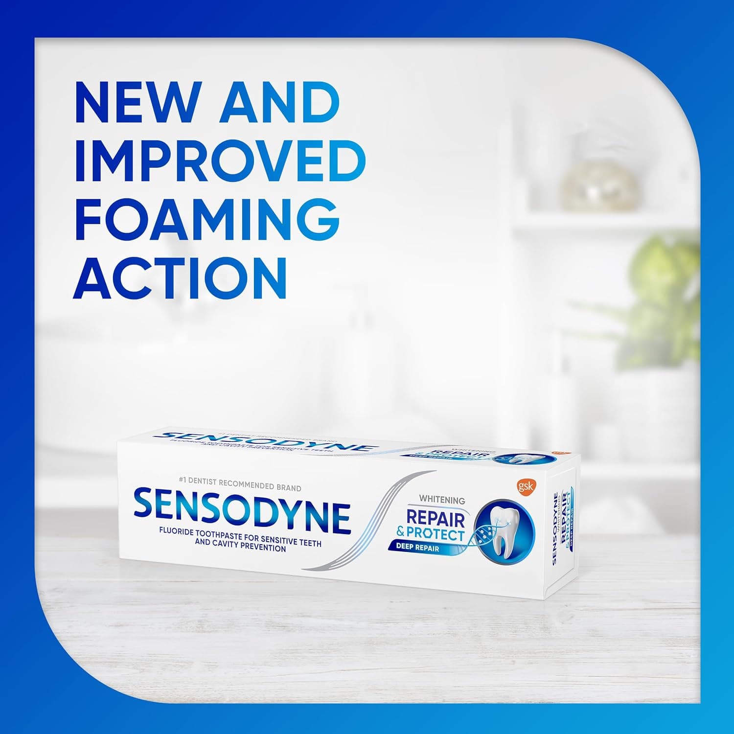 خمیر دندان Sensodyne سفیدکننده ترمیمکننده برای دندان حساس 3.4 oz بسته 4 تایی خمیر دندان Sensodyne سفیدکننده ترمیمکننده برای دندان حساس 3.4 oz بسته 4 تایی