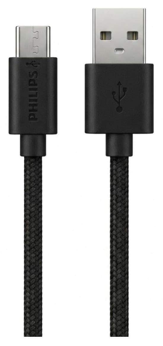 کابل شارژ USB به Micro USB برند Philips مدل DLC3106U با طول 2 متر و روکش PVC کابل شارژ USB به Micro USB برند Philips مدل DLC3106U با طول 2 متر و روکش PVC