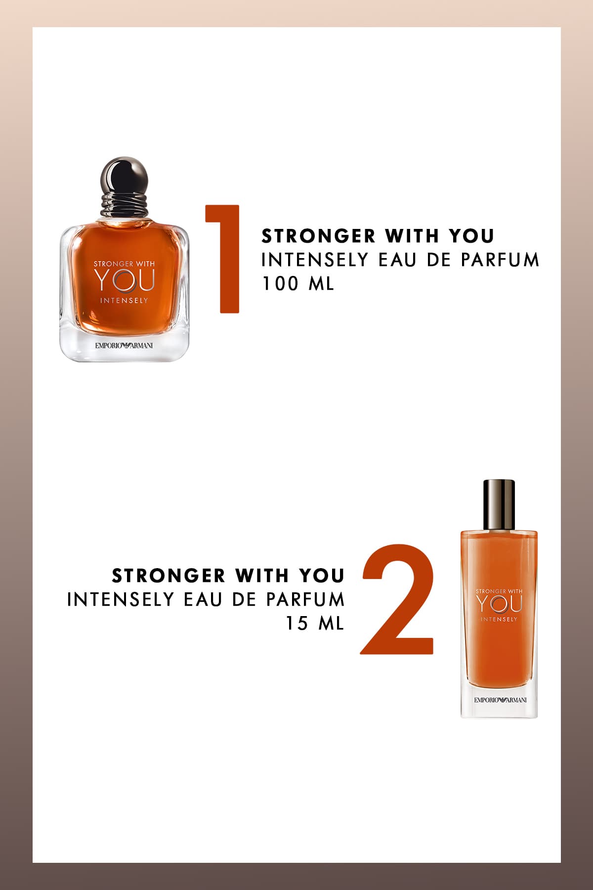ست عطر مردانه Emporio Armani Stronger With You Intensely 100 ml & 15 ml مدل 7829999999262 ست عطر مردانه Emporio Armani Stronger With You Intensely 100 ml & 15 ml مدل 7829999999262