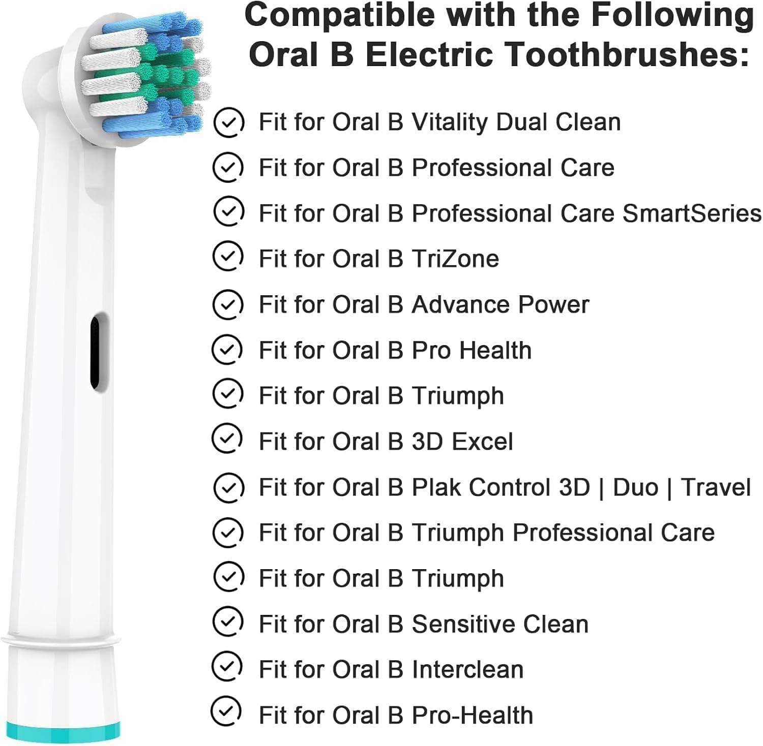 سری یدک مسواک Voguish سازگار با Oral B Braun سری یدک مسواک Voguish سازگار با Oral B Braun