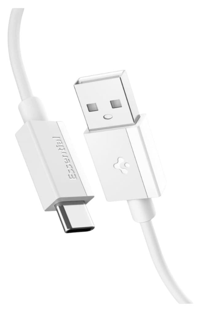 کابل Spigen USB-A به USB-C 1 متری 60W شارژ سریع سفید مدل ACA08715 کابل Spigen USB-A به USB-C 1 متری 60W شارژ سریع سفید مدل ACA08715
