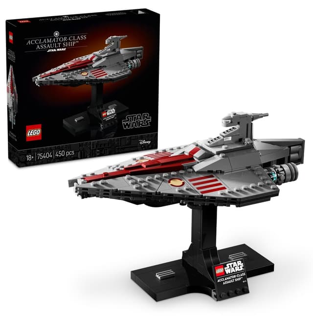 لگو 75404 Star Wars کشتی حمله کلاس Acclamator 450 قطعه لگو 75404 Star Wars کشتی حمله کلاس Acclamator 450 قطعه