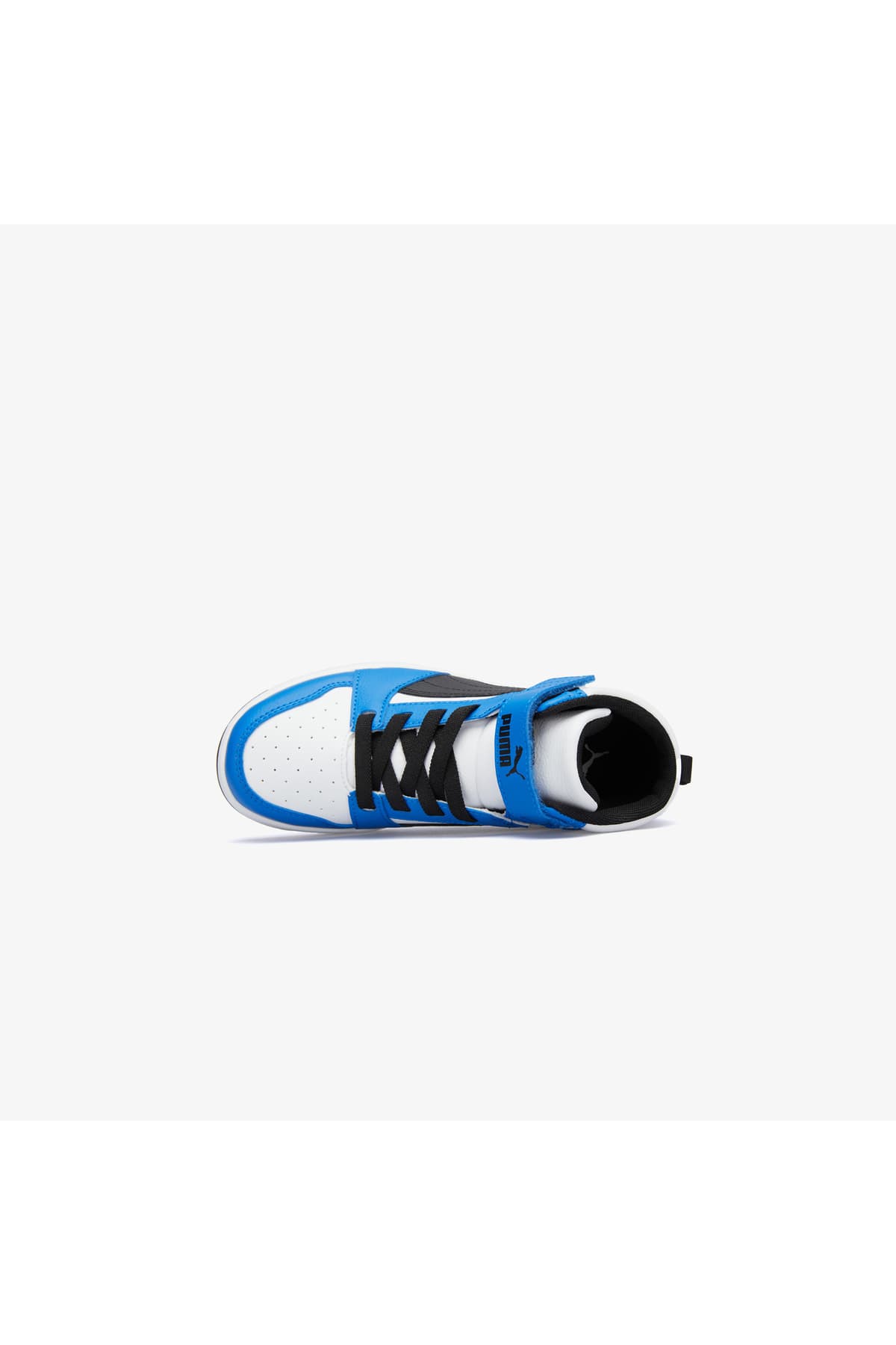 کفش ورزشی بچگانه Puma سفید مدل Rebound V6 Mid کفش ورزشی بچگانه Puma سفید مدل Rebound V6 Mid