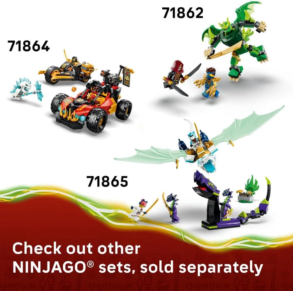 لگو NINJAGO Zilvar and Grimtak the Dragon Beast مدل 71863 لگو NINJAGO Zilvar and Grimtak the Dragon Beast مدل 71863