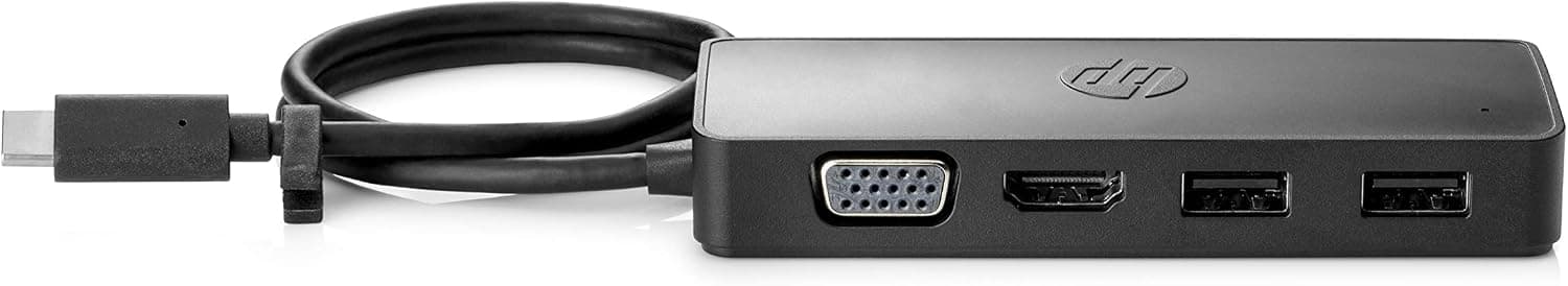 هاب سفری HP مدل G2 USB-C سیمی مشکی W126262609 هاب سفری HP مدل G2 USB-C سیمی مشکی W126262609