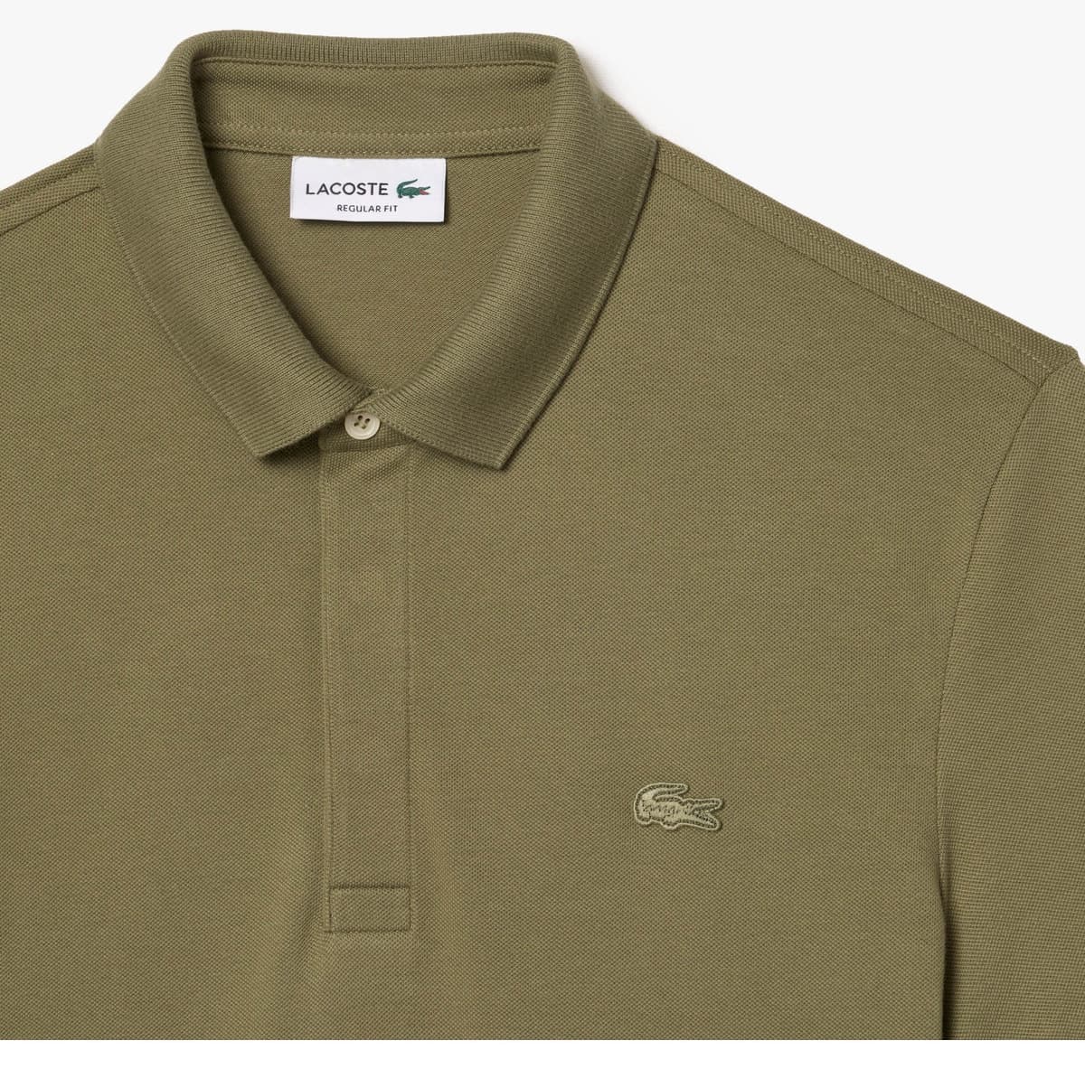 پولو مردانه Lacoste خاکی فیت معمولی مدل Paris پولو مردانه Lacoste خاکی فیت معمولی مدل Paris