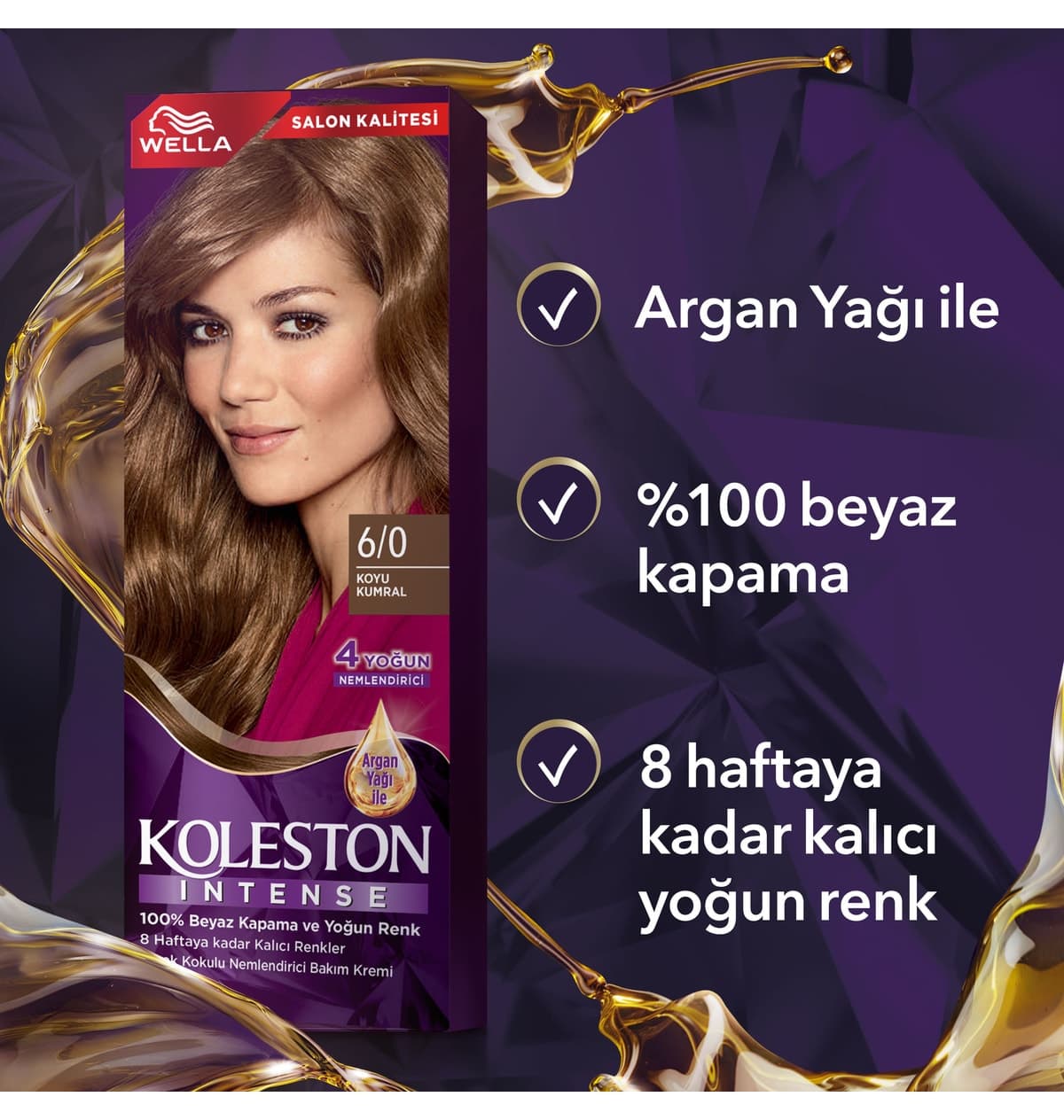 رنگ مو زنانه Wella Koleston Intense قهوهای تیره 6/0 رنگ مو زنانه Wella Koleston Intense قهوهای تیره 6/0