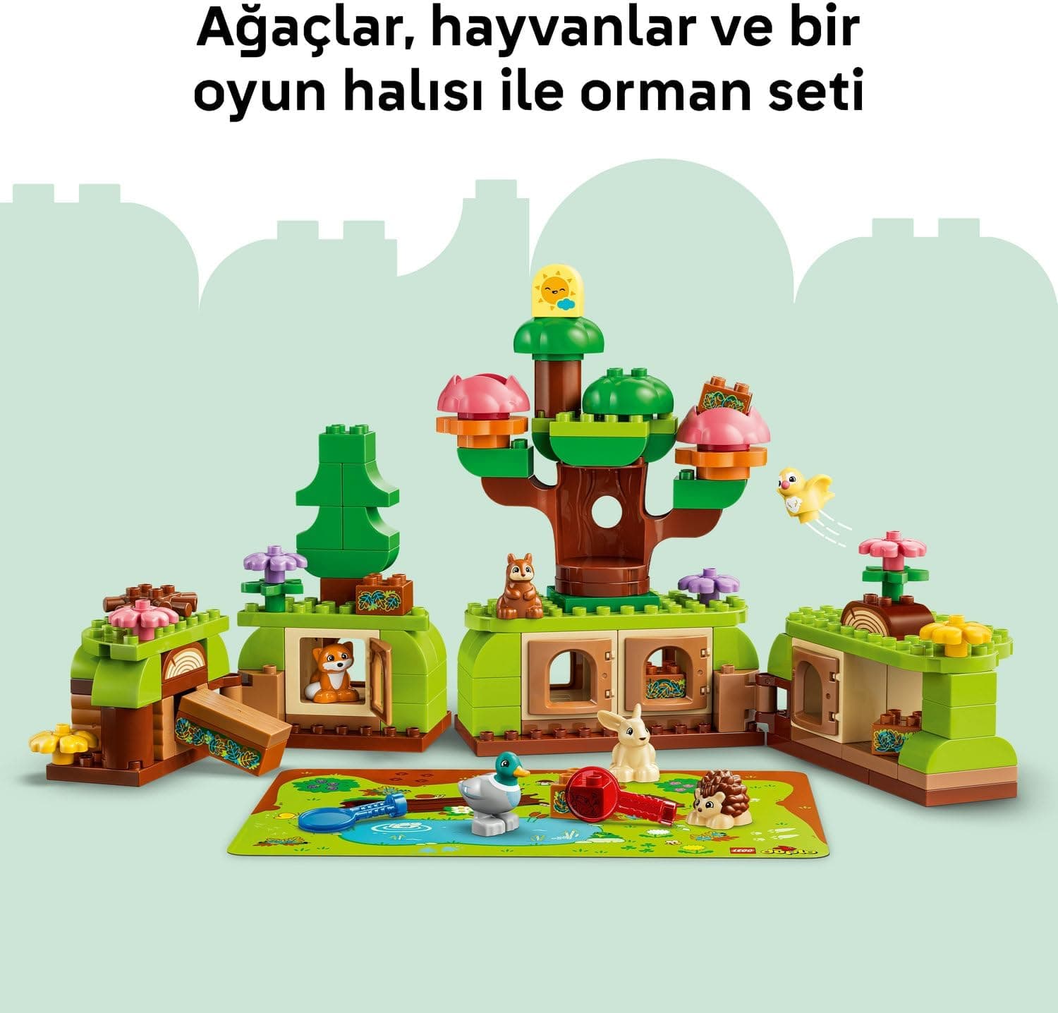 لگو ست مدل DUPLO سری Vahşi Hayvanlarla Keşif Ormanı 10480 لگو ست مدل DUPLO سری Vahşi Hayvanlarla Keşif Ormanı 10480