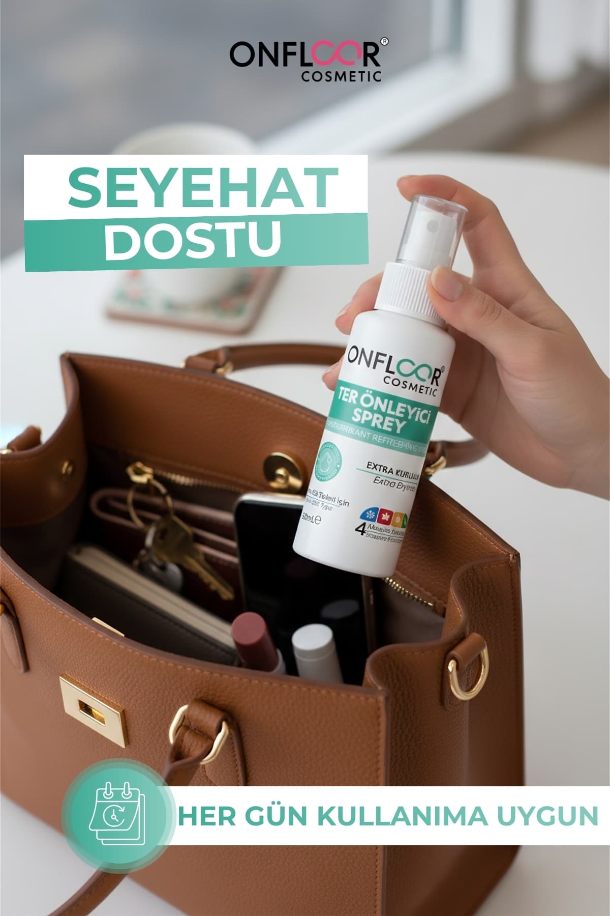 اسپری ضدتعریق بدون پودر ONFLOOR برای دست، پا و زیر بغل 50 ml اسپری ضدتعریق بدون پودر ONFLOOR برای دست، پا و زیر بغل 50 ml