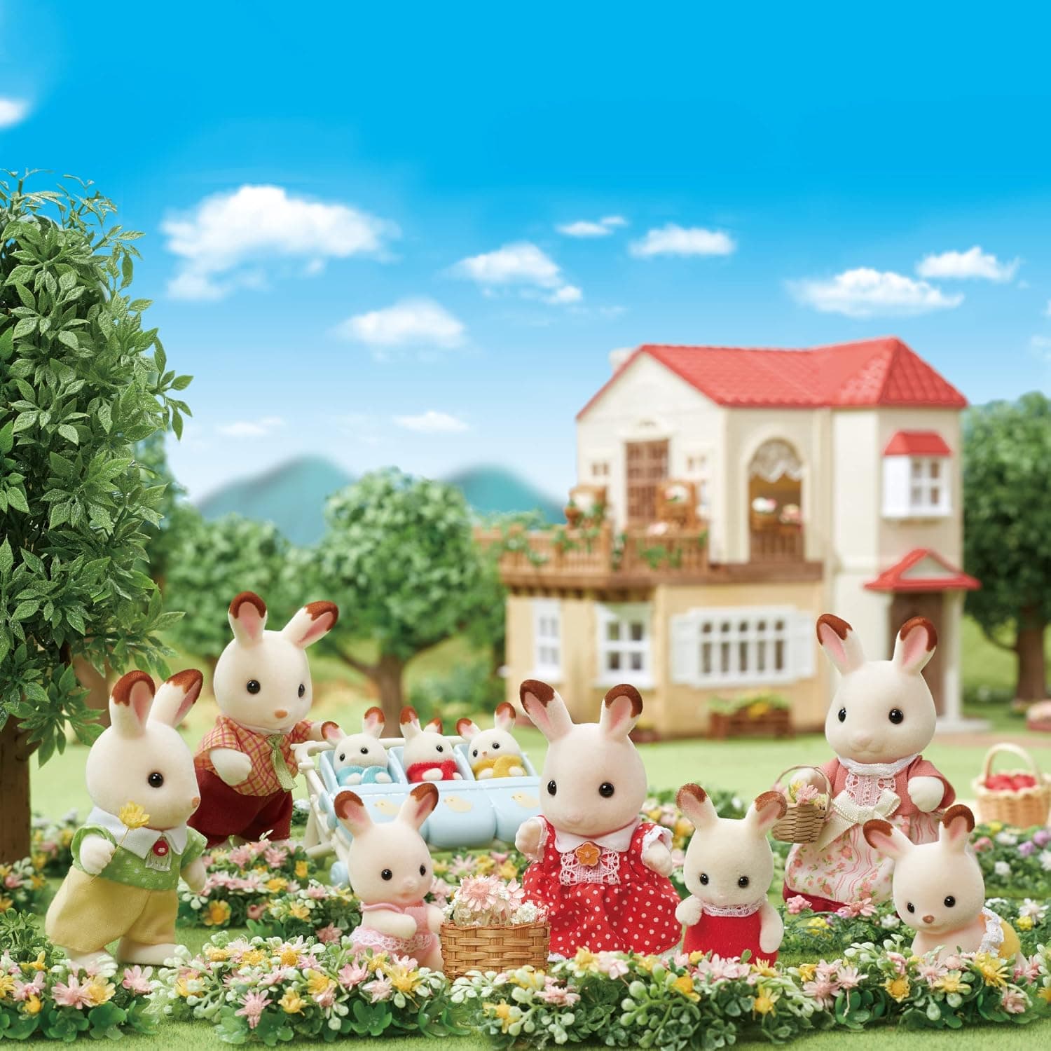 خانواده خرگوش شکلاتی Sylvanian Families خانواده خرگوش شکلاتی Sylvanian Families