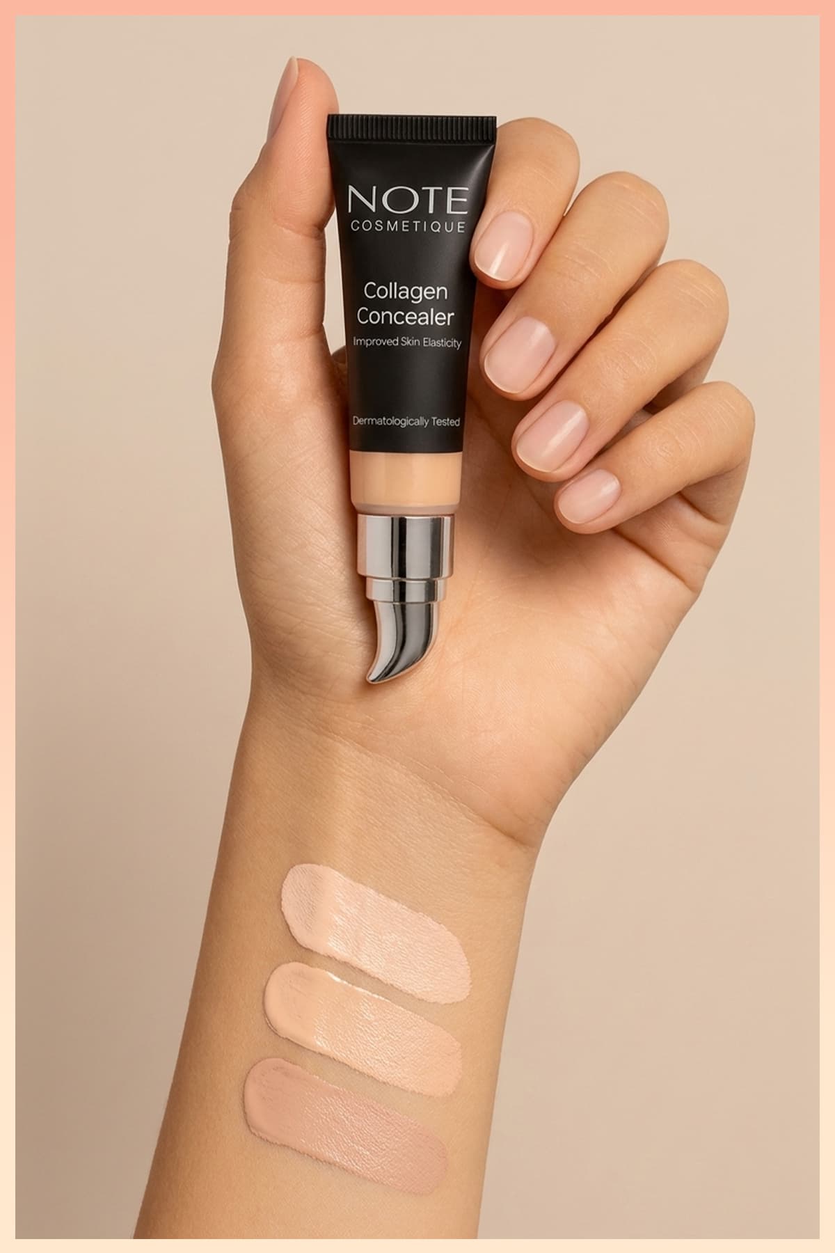 کانسیلر Note Cosmetics حاوی کلاژن SPF 20 زیر چشم رنگ روشن 01 کانسیلر Note Cosmetics حاوی کلاژن SPF 20 زیر چشم رنگ روشن 01