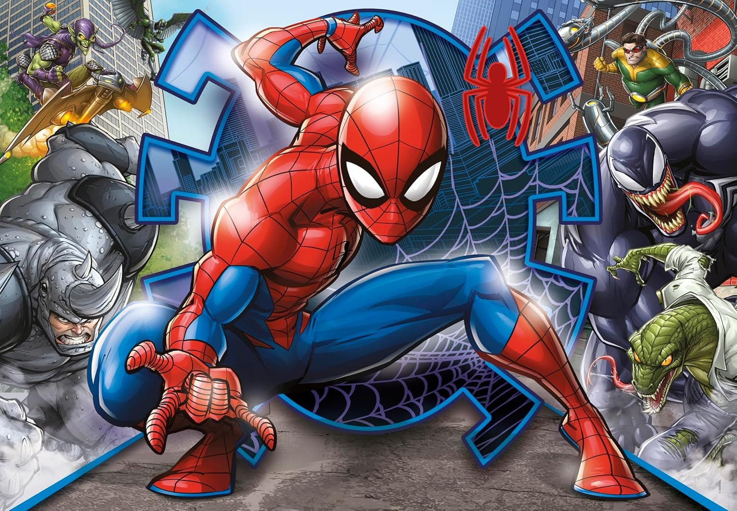 پازل کودکان Clementoni Supercolor مدل 27116 با طرح Spider Man 104 قطعه پازل کودکان Clementoni Supercolor مدل 27116 با طرح Spider Man 104 قطعه