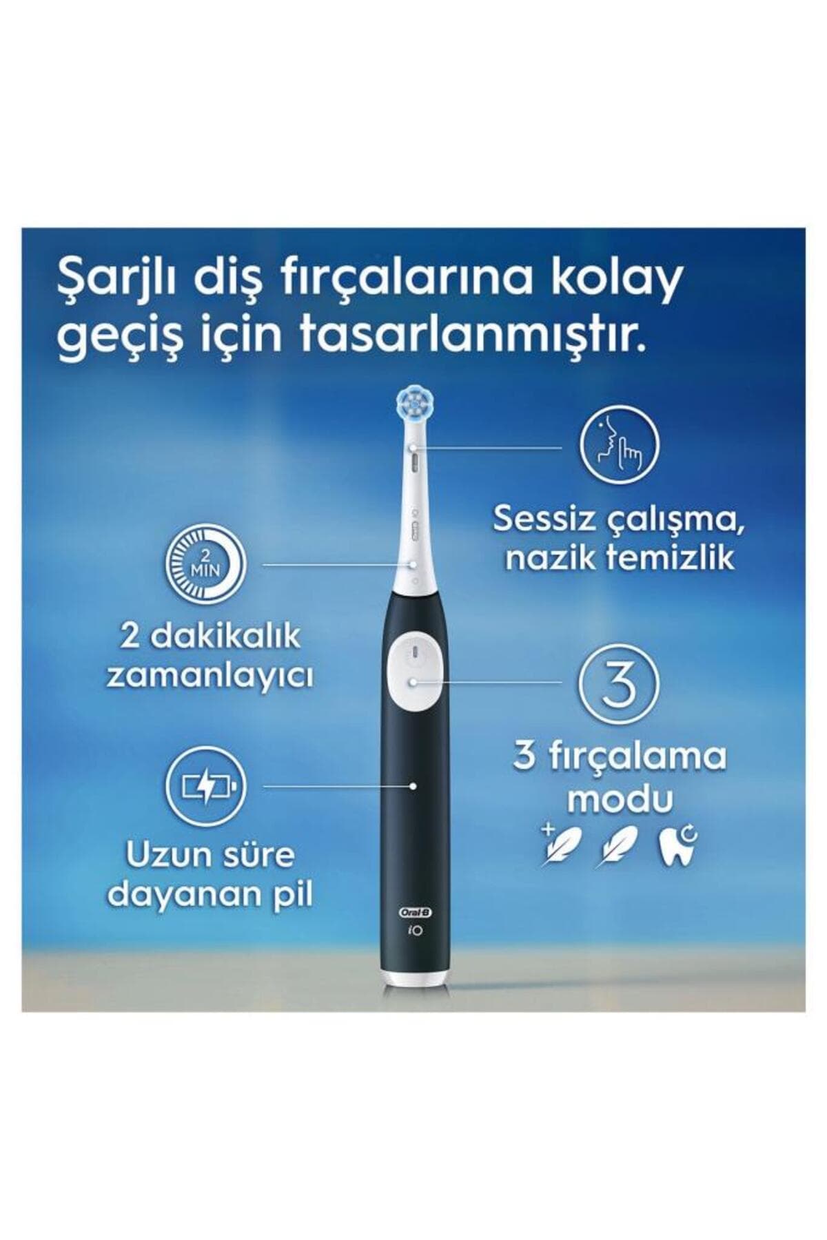 مسواک شارژی Oral-B سبز جنگلی مدل İo 2 با 1 سری مسواک و 1 کیف سفر مسواک شارژی Oral-B سبز جنگلی مدل İo 2 با 1 سری مسواک و 1 کیف سفر