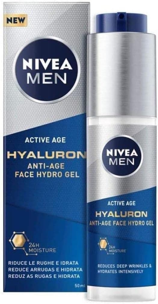 ژل مردانه NIVEA MEN ضد پیری Hyaluron Instant Hydro Gel 50 ml ژل مردانه NIVEA MEN ضد پیری Hyaluron Instant Hydro Gel 50 ml