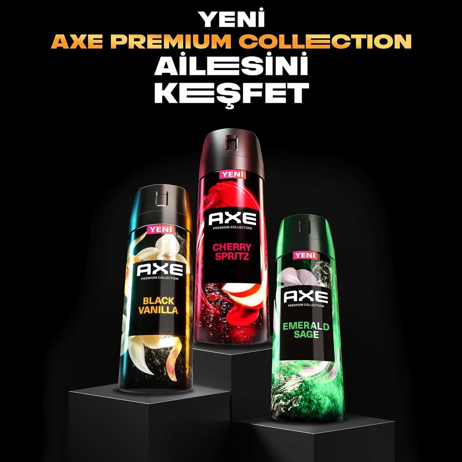 اسپری دئودورانت مردانه AXE Black Vanilla 150 ml اسپری دئودورانت مردانه AXE Black Vanilla 150 ml