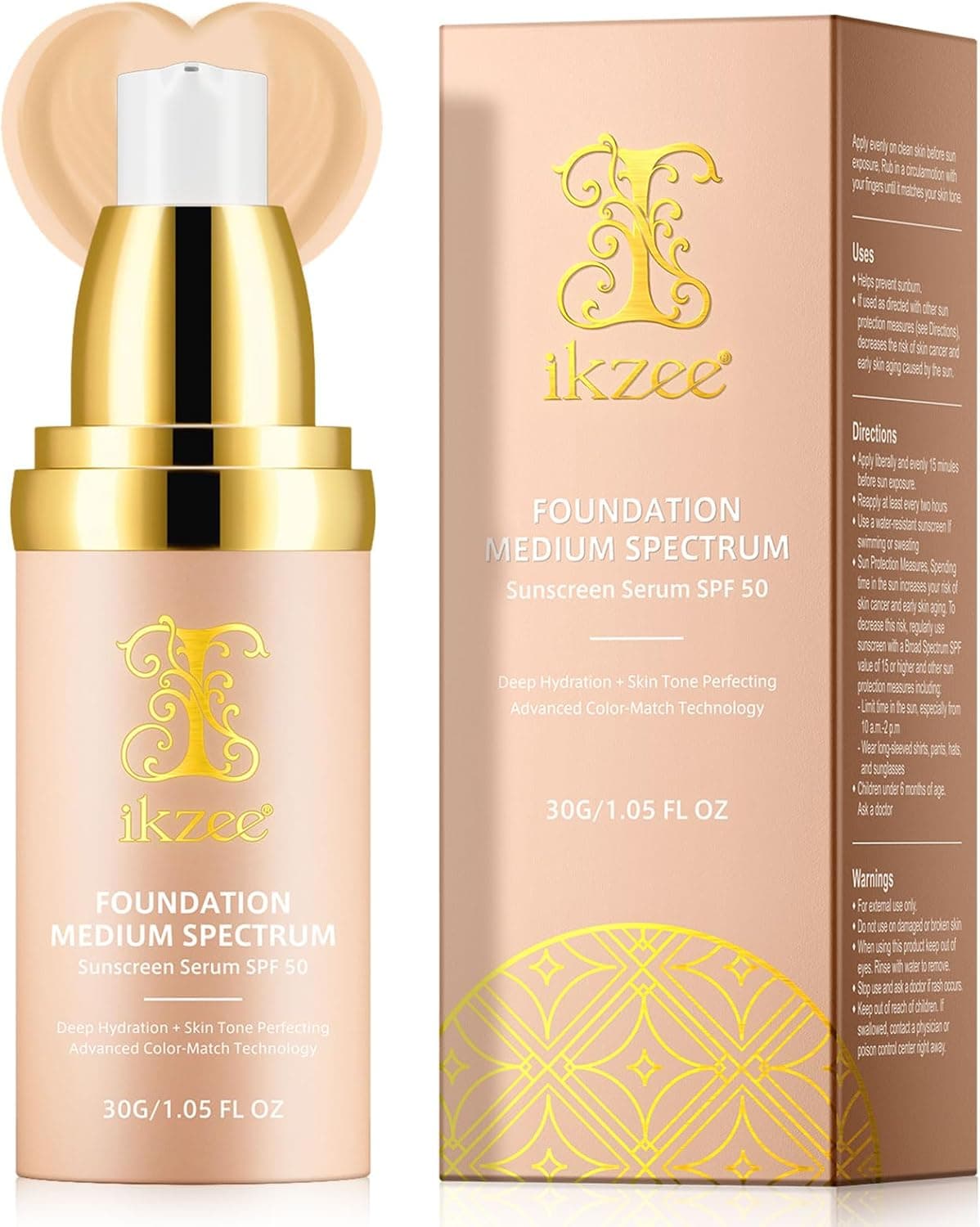 کانسیلر آبرسان تغییررنگدهنده NIFEISHI چهارکاره ضدآب با SPF 50+، 30g/1.05 fl.oz کانسیلر آبرسان تغییررنگدهنده NIFEISHI چهارکاره ضدآب با SPF 50+، 30g/1.05 fl.oz