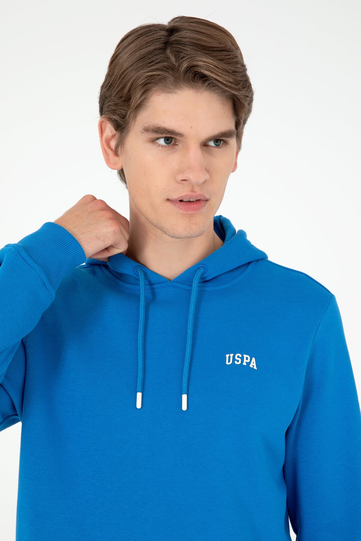 سویشرت کلاهدار مردانه U.S. Polo Assn. آبی کبالتی داخل کرکدار مدل 50295176-VR077 سویشرت کلاهدار مردانه U.S. Polo Assn. آبی کبالتی داخل کرکدار مدل 50295176-VR077