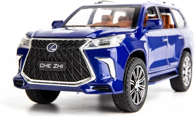 ماشین اسباببازی کودک BDTCTK مدل 1/24 Lexus 570 آفرود، آلیاژ روی عقبکش با صدا و نور آبی ماشین اسباببازی کودک BDTCTK مدل 1/24 Lexus 570 آفرود، آلیاژ روی عقبکش با صدا و نور آبی