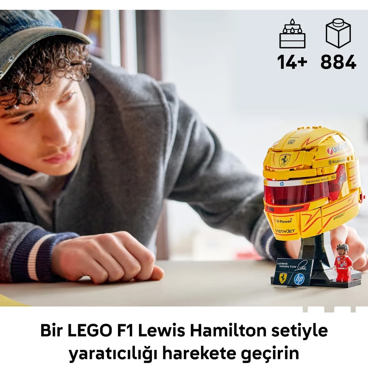 لگو Editions Scuderia Ferrari HP Lewis Hamilton کلاه ایمنی 14+ سال مدل 43022 (884P) لگو Editions Scuderia Ferrari HP Lewis Hamilton کلاه ایمنی 14+ سال مدل 43022 (884P)