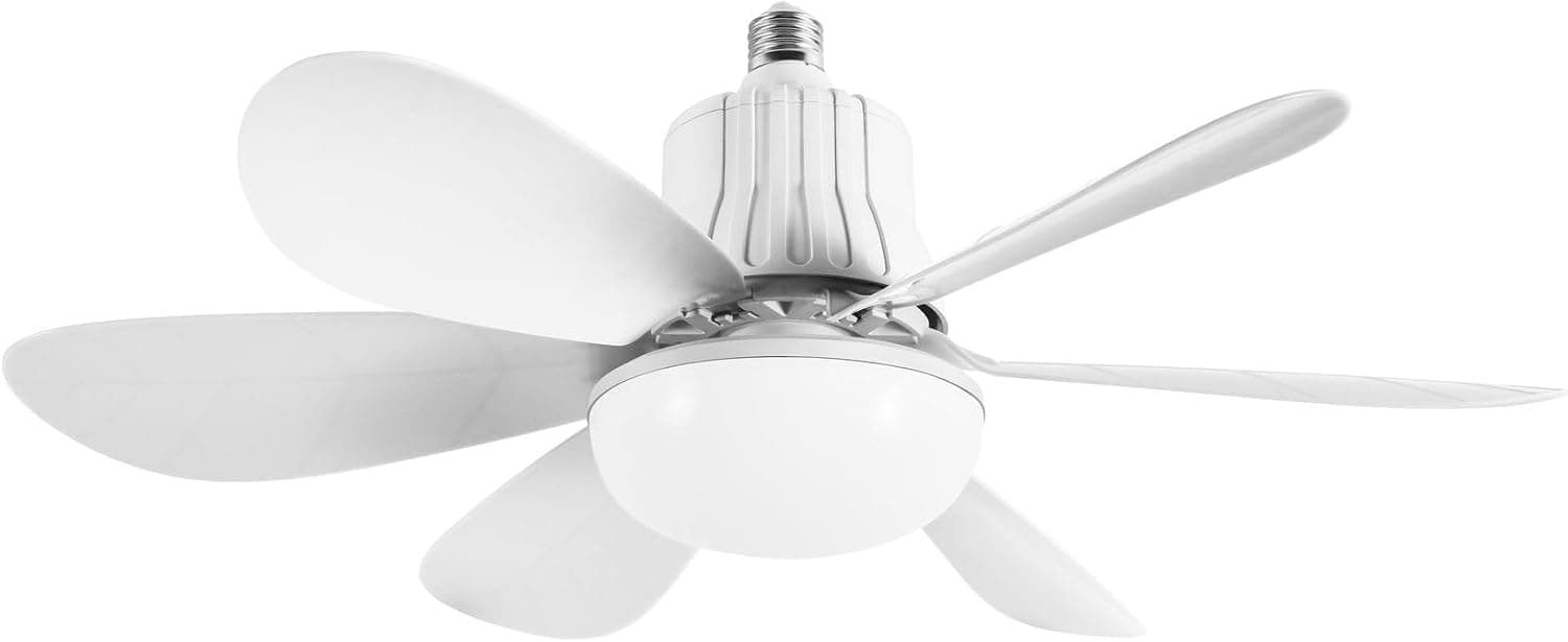 پنکه سقفی Merwish بیصدا با چراغ LED، نور 3رنگ قابل تنظیم، 3 سرعت، 6 پره، قطر 52 cm، کنترل از راه دور سفید پنکه سقفی Merwish بیصدا با چراغ LED، نور 3رنگ قابل تنظیم، 3 سرعت، 6 پره، قطر 52 cm، کنترل از راه دور سفید