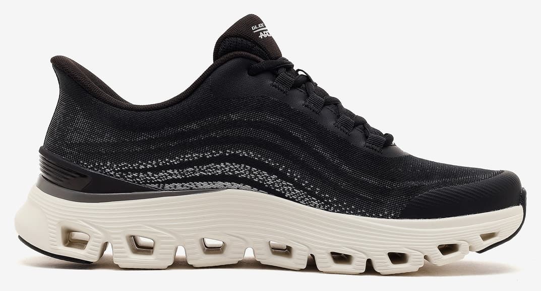 کفش ورزشی مردانه Skechers ARCH FIT GLIDE-STEP WAVE مشکی مدل 233194 BLK کفش ورزشی مردانه Skechers ARCH FIT GLIDE-STEP WAVE مشکی مدل 233194 BLK