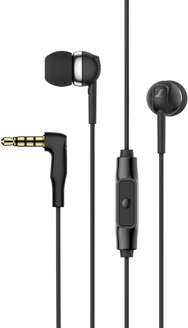 هدفون درونگوش Sennheiser با میکروفون سیمی مشکی مدل CX 80S هدفون درونگوش Sennheiser با میکروفون سیمی مشکی مدل CX 80S