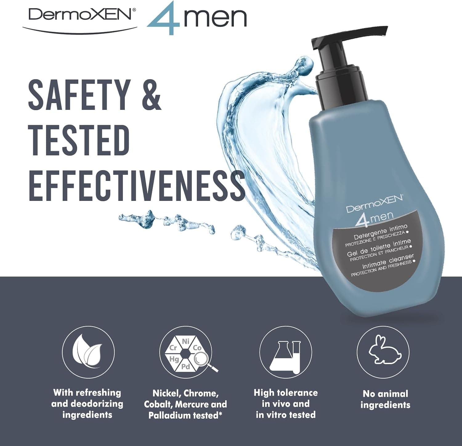شوینده ناحیه تناسلی مردانه DERMOXEN 4 Men شوینده ناحیه تناسلی مردانه DERMOXEN 4 Men