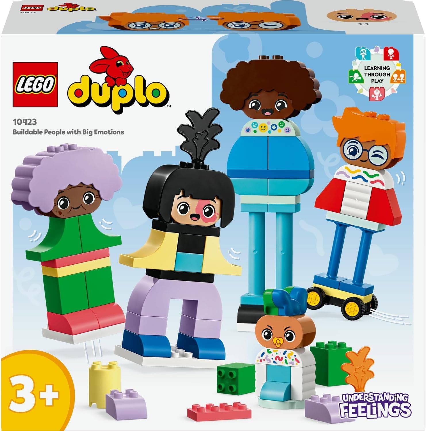لگو DUPLO آموزشی کودکان 3 سال به بالا با آدمکهای احساسی قابل ساخت مدل 10423 (71 قطعه) لگو DUPLO آموزشی کودکان 3 سال به بالا با آدمکهای احساسی قابل ساخت مدل 10423 (71 قطعه)