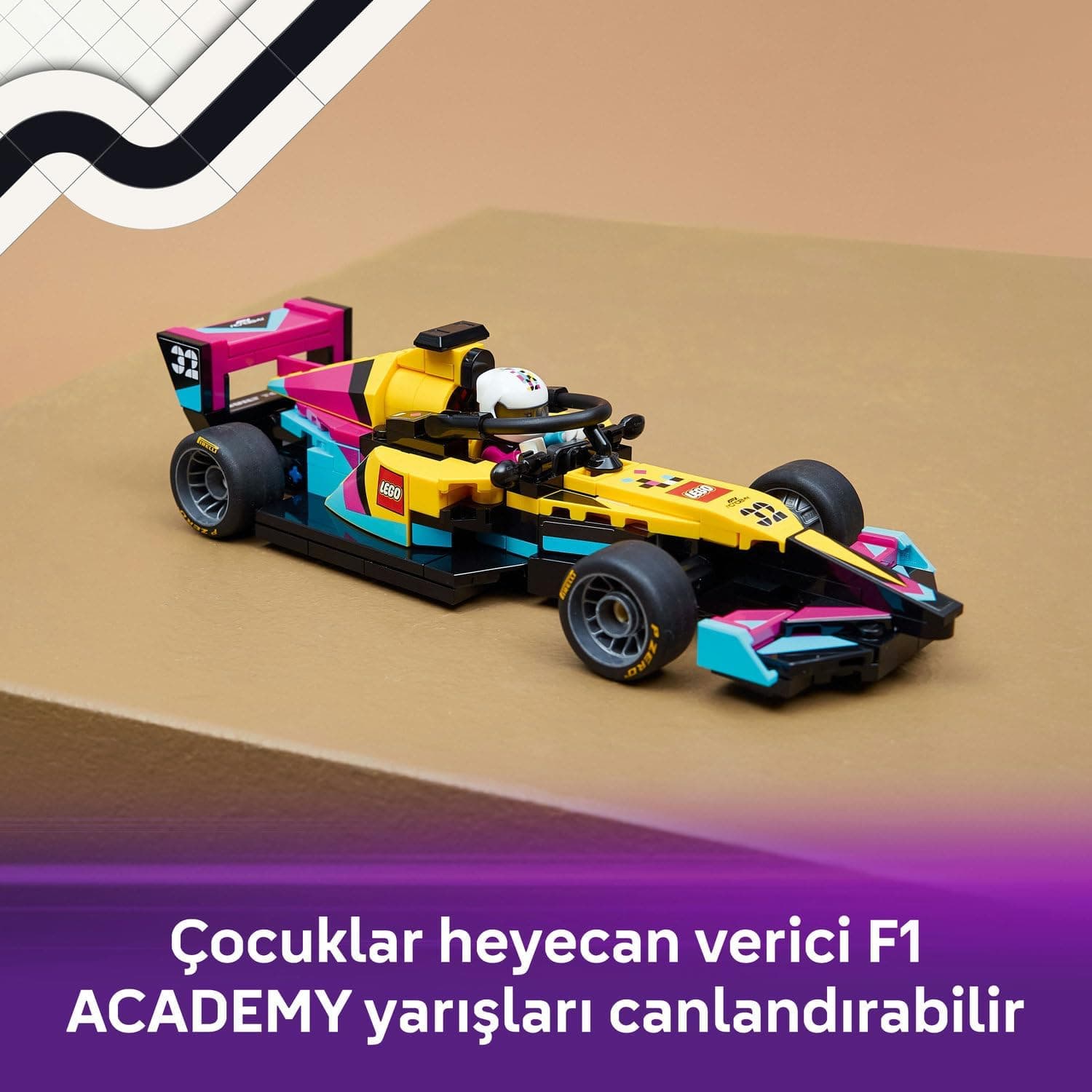 لگو Speed Champions F1 ACADEMY ماشین مسابقهای مدل 77258 لگو Speed Champions F1 ACADEMY ماشین مسابقهای مدل 77258