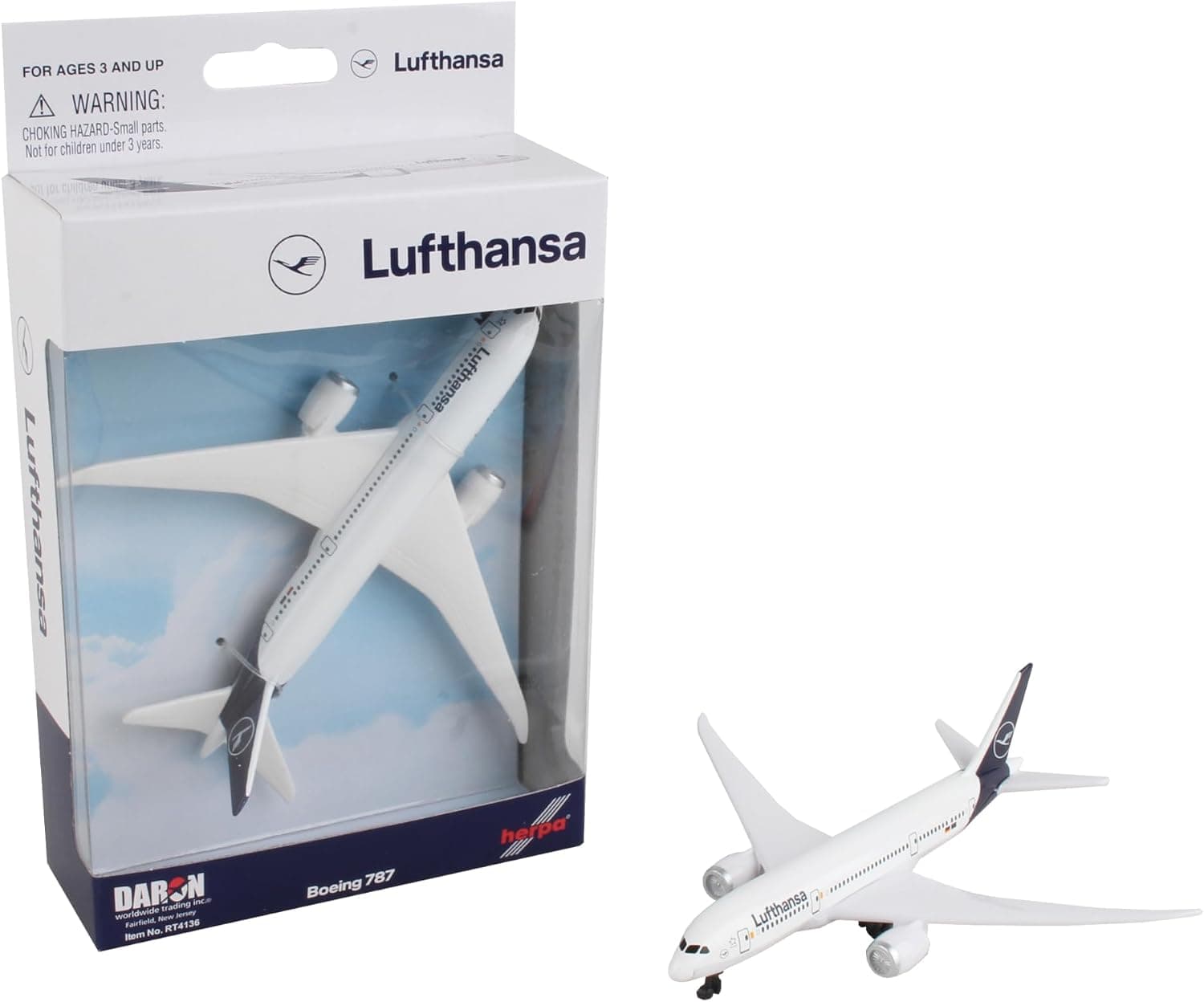هواپیما اسباببازی Daron Planes Lufthansa 787 تکی مدل RT4136 هواپیما اسباببازی Daron Planes Lufthansa 787 تکی مدل RT4136