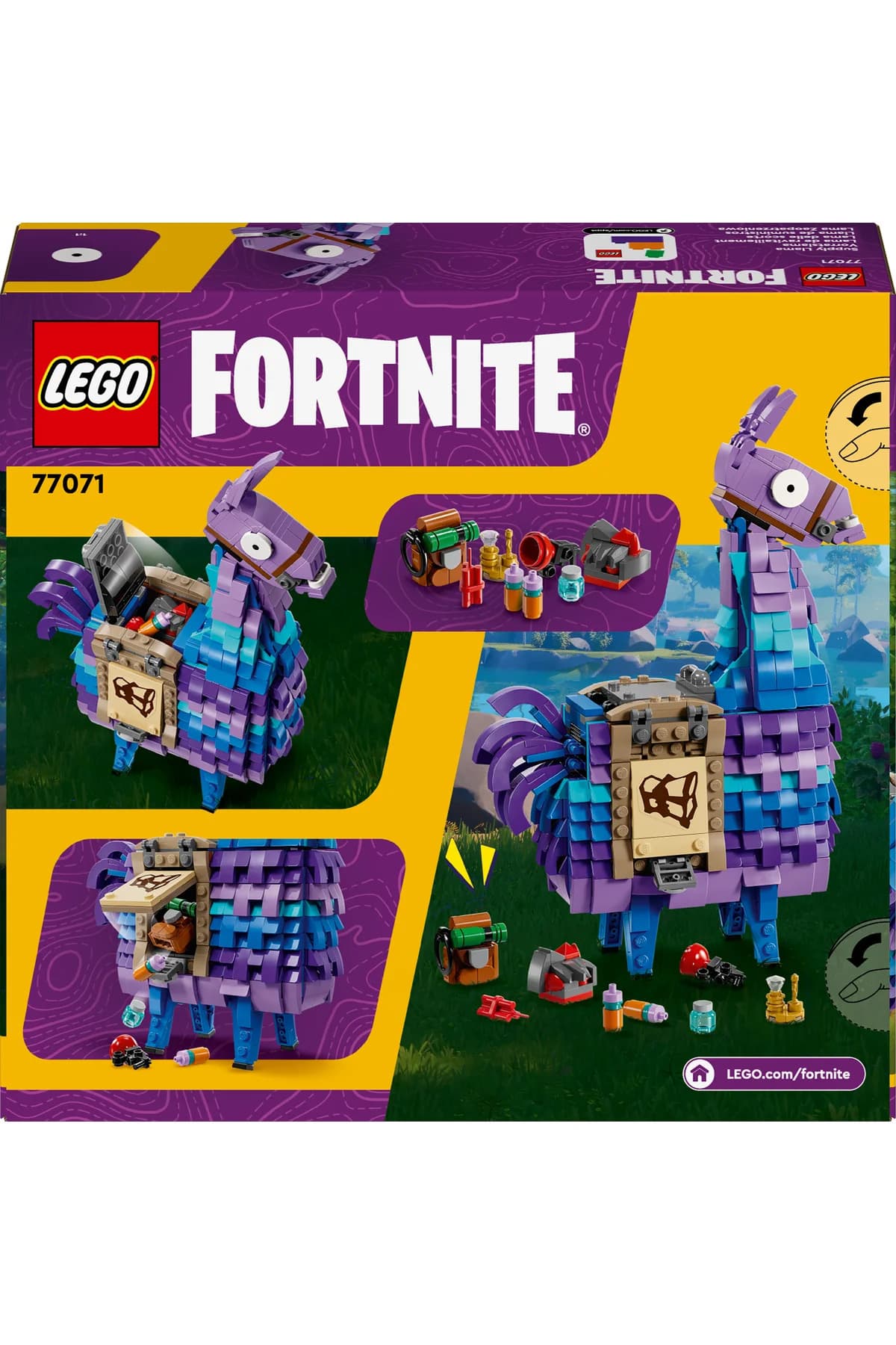 ست ساختنی اسباببازی 12+ لگو Fortnite لامای مهمات مدل 77071 (691 قطعه) ست ساختنی اسباببازی 12+ لگو Fortnite لامای مهمات مدل 77071 (691 قطعه)