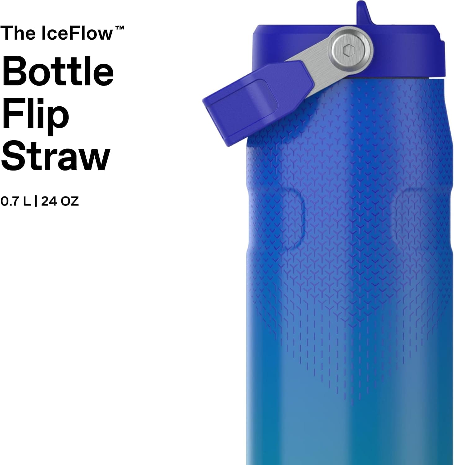 قمقمه Stanley IceFlow Aerolight Flip Straw 2.0 با نی 0.7 Litre آبی اقیانوسی قمقمه Stanley IceFlow Aerolight Flip Straw 2.0 با نی 0.7 Litre آبی اقیانوسی