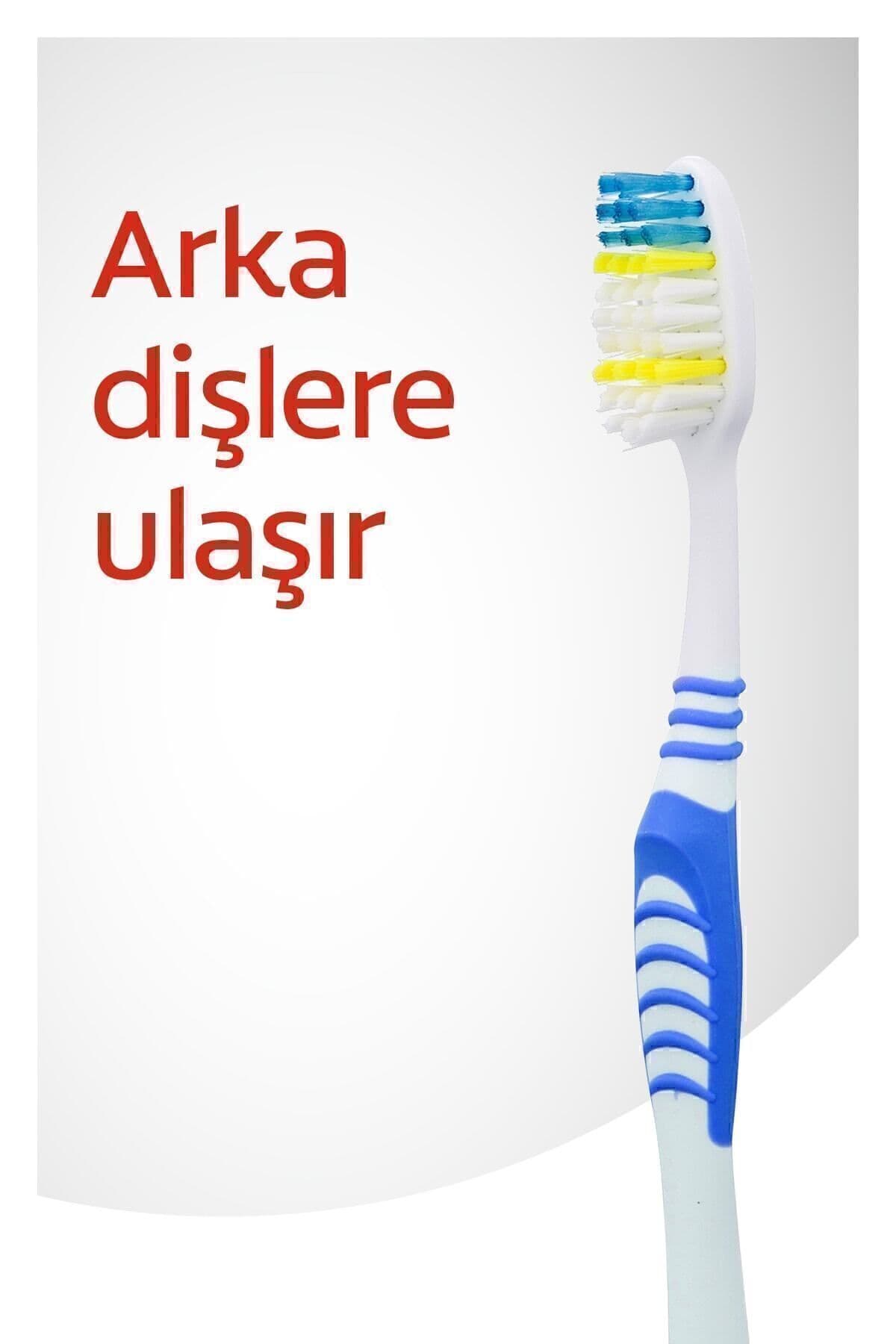 مسواک متوسط Colgate Extra Clean با زبانپاککن و دسترسی به دندانهای عقبی 1+1 مسواک متوسط Colgate Extra Clean با زبانپاککن و دسترسی به دندانهای عقبی 1+1