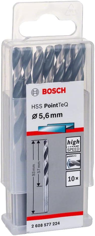 مته فلزی BOSCH اچاساس PointTeQ مطابق DIN 338 سایز 2,5 X 30 57 mm مدل 2608577193 مته فلزی BOSCH اچاساس PointTeQ مطابق DIN 338 سایز 2,5 X 30 57 mm مدل 2608577193
