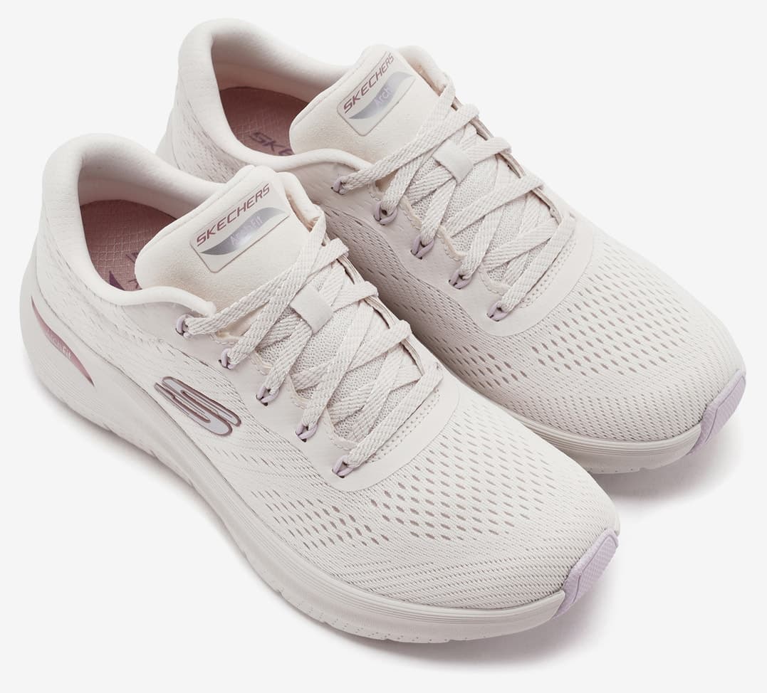کفش ورزشی زنانه Skechers ARCH FIT 2.0 BIG LEAGUE بژ مدل 150051 NTMT کفش ورزشی زنانه Skechers ARCH FIT 2.0 BIG LEAGUE بژ مدل 150051 NTMT