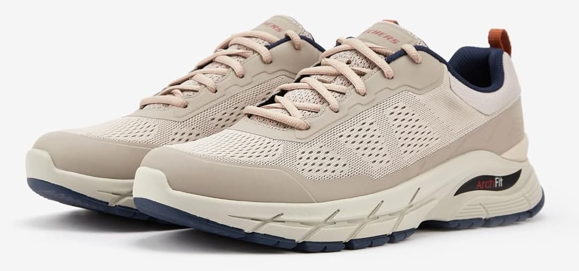 کفش ورزشی مردانه Skechers بژ ARCH FIT BAXTER مدل PENDROY کفش ورزشی مردانه Skechers بژ ARCH FIT BAXTER مدل PENDROY