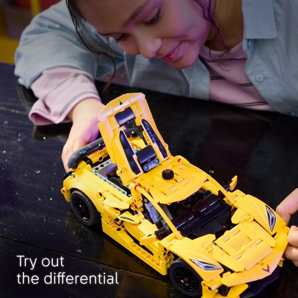 لگو Technic Chevrolet Corvette Stingray خودرو مدل 42205 لگو Technic Chevrolet Corvette Stingray خودرو مدل 42205