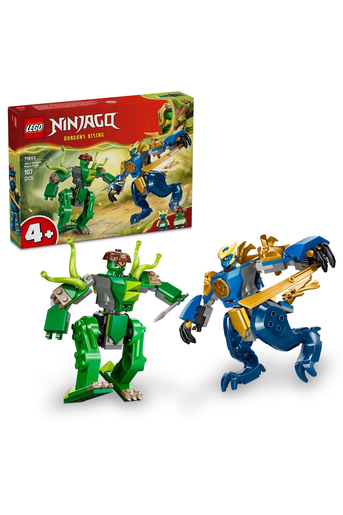 لگو NINJAGO کودکان 4+ نبرد ربات اژدهای Jay مدل 71853 (107 قطعه) لگو NINJAGO کودکان 4+ نبرد ربات اژدهای Jay مدل 71853 (107 قطعه)