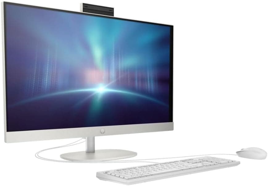کامپیوتر همهکاره HP 27 اینچی سفید Intel Core i7-1355U 16GB RAM 1TB SSD کامپیوتر همهکاره HP 27 اینچی سفید Intel Core i7-1355U 16GB RAM 1TB SSD