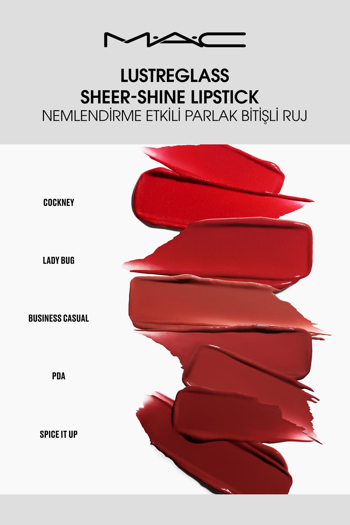 رژ لب Mac Lustreglass Sheer-Shine با اثر آبرسانی و فینیش براق رژ لب Mac Lustreglass Sheer-Shine با اثر آبرسانی و فینیش براق
