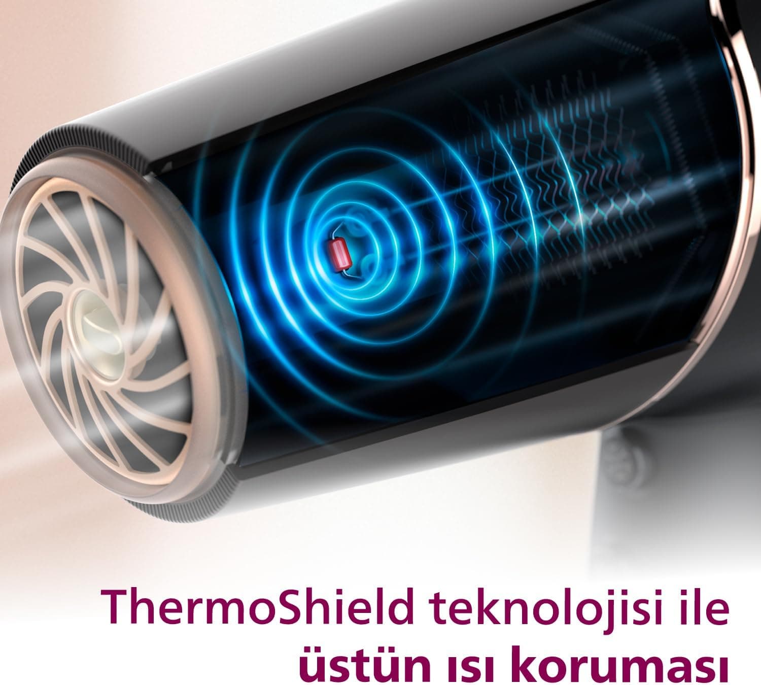 سشوار Philips با مراقبت یونیک چهارگانه و محافظ حرارتی ThermoShield مدل BHD510/10 سشوار Philips با مراقبت یونیک چهارگانه و محافظ حرارتی ThermoShield مدل BHD510/10