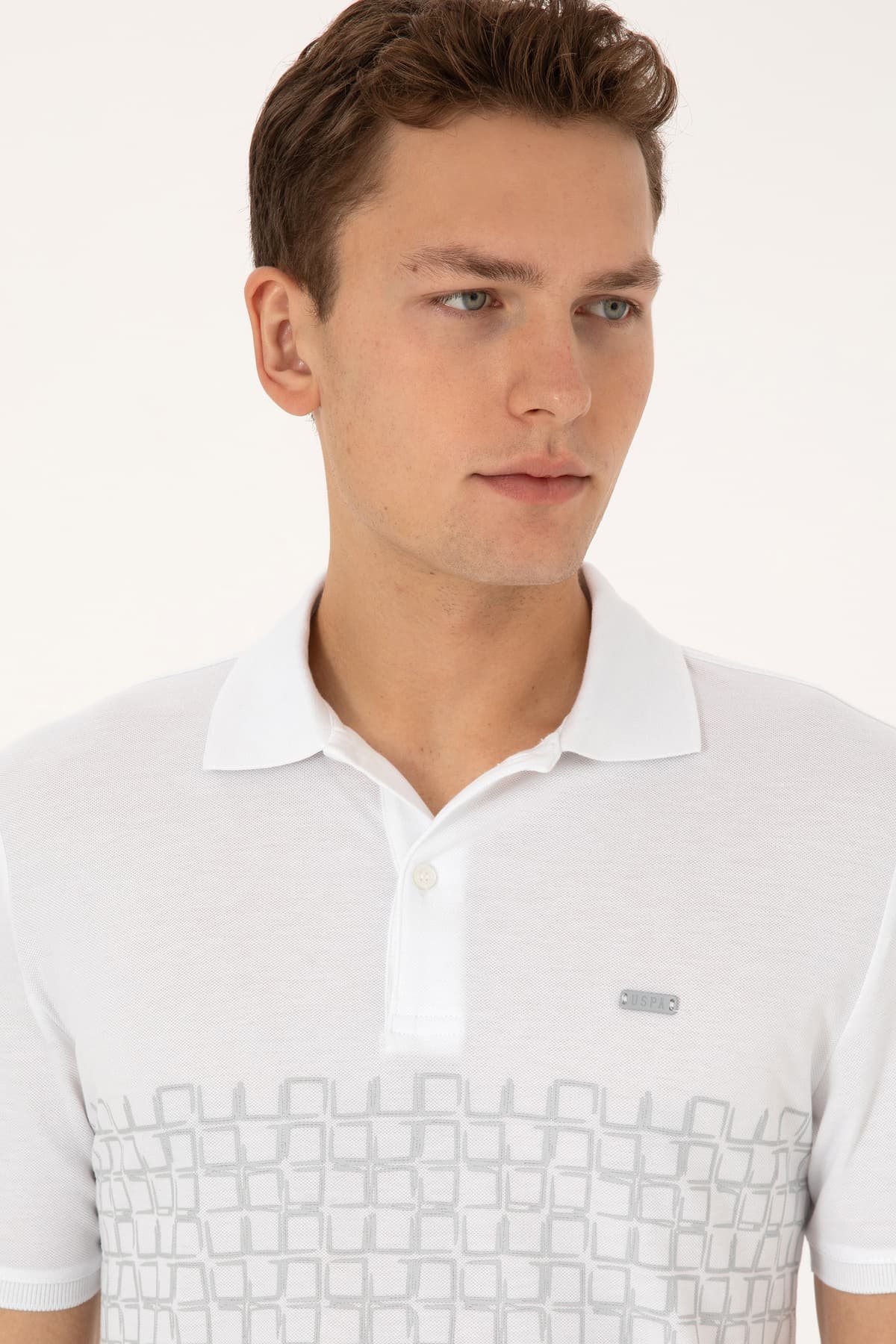تیشرت مردانه U.S. Polo Assn. فیت معمولی یقه پولو سفید مدل 50324789-VR013 تیشرت مردانه U.S. Polo Assn. فیت معمولی یقه پولو سفید مدل 50324789-VR013