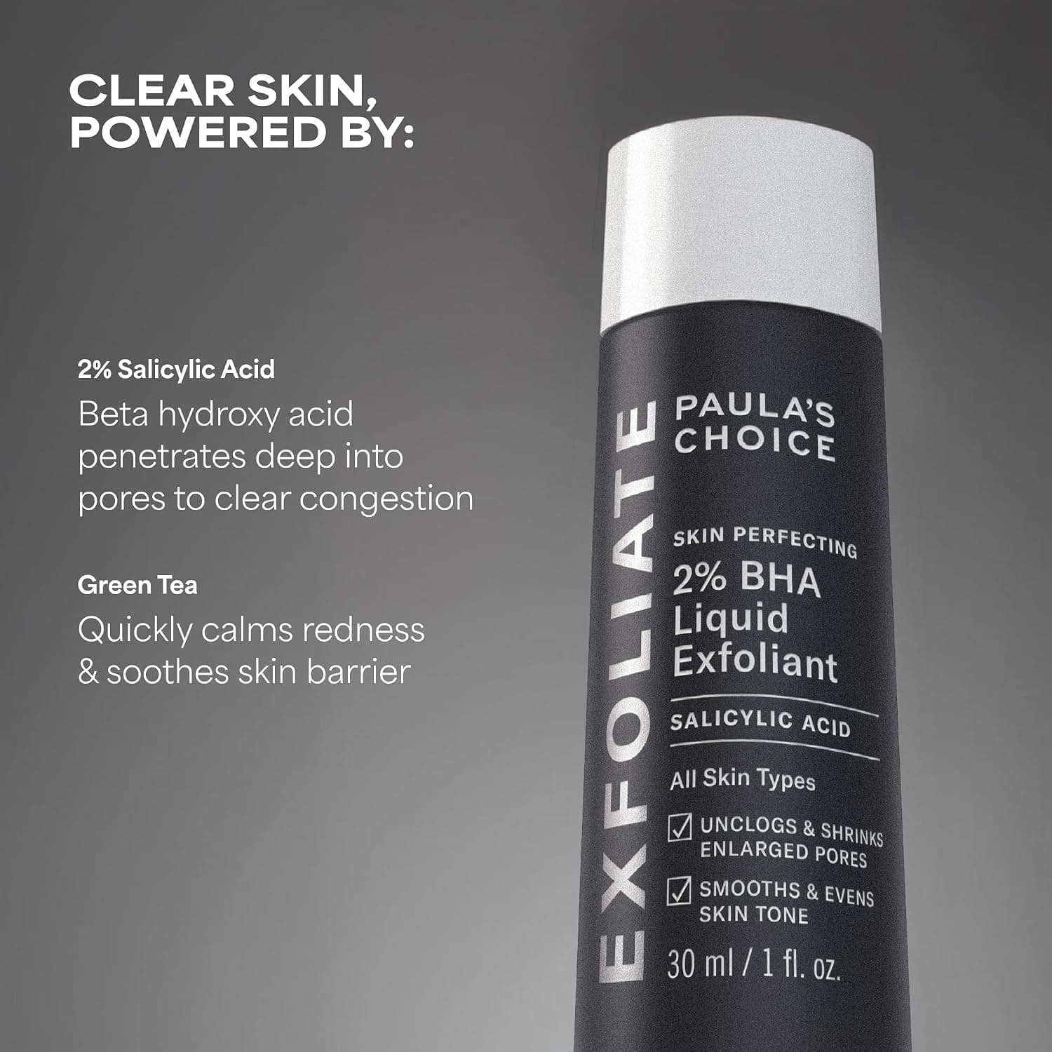 محلول لایهبردار Paula's Choice SKIN PERFECTING 2% BHA پوست مختلط چرب 30ml محلول لایهبردار Paula's Choice SKIN PERFECTING 2% BHA پوست مختلط چرب 30ml