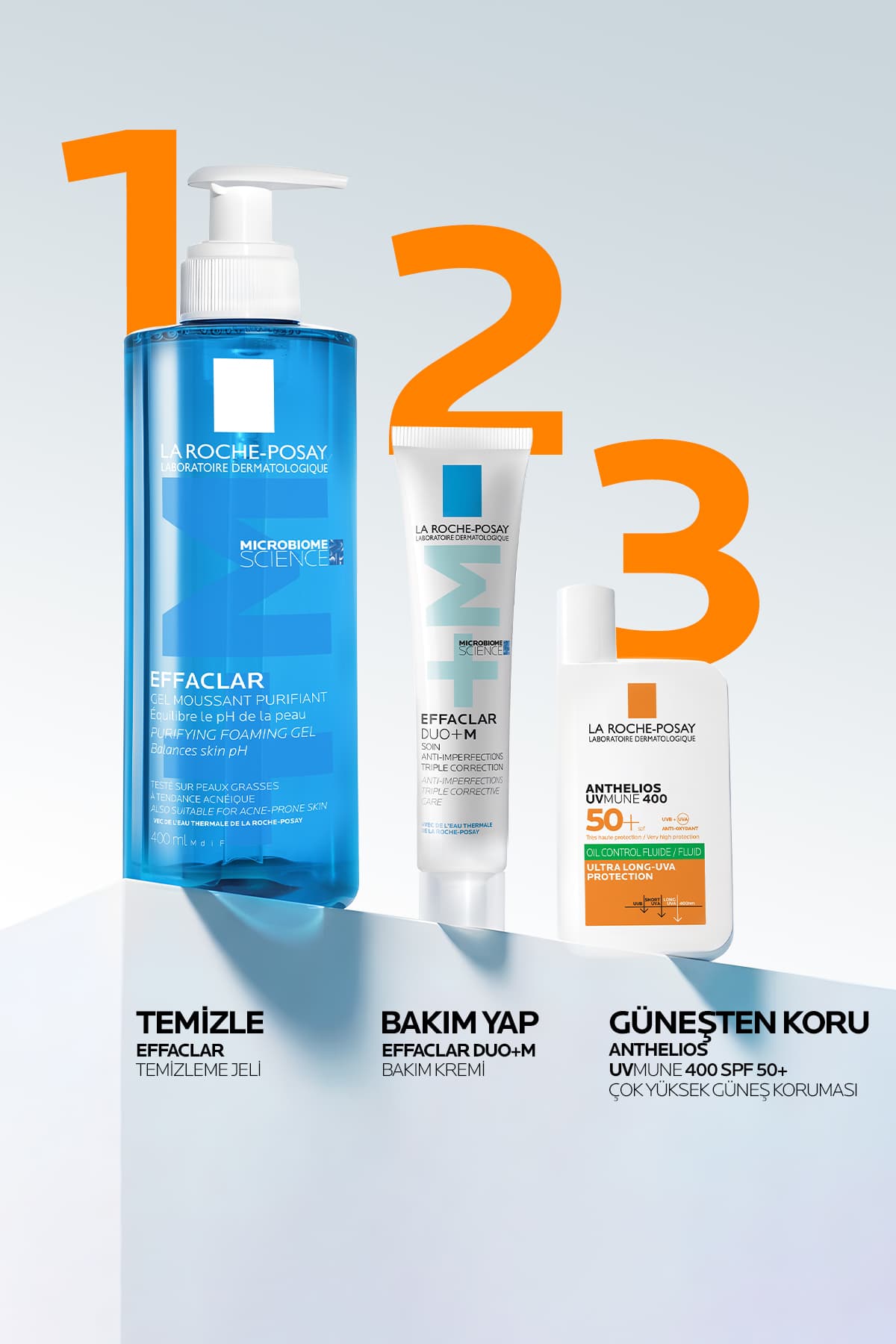 فلویید ضدآفتاب پوست چرب و مستعد آکنه La Roche Posay Anthelios Oil Control Fluid با محافظت بالا SPF50+ 50ml فلویید ضدآفتاب پوست چرب و مستعد آکنه La Roche Posay Anthelios Oil Control Fluid با محافظت بالا SPF50+ 50ml