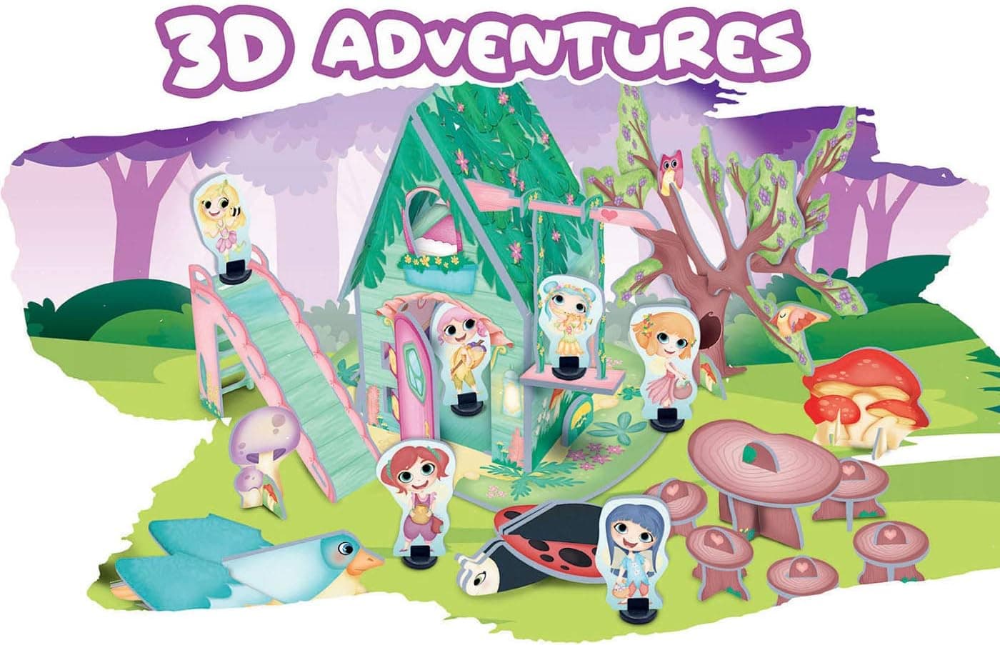 پازل سهبعدی Educa Aventures Faırıes مدل 18229 پازل سهبعدی Educa Aventures Faırıes مدل 18229