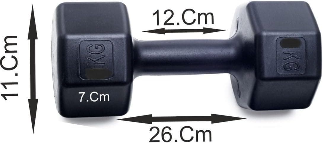 دمبل Besinistanbul مشکی 2 عدد 5 KG (مجموع 10 KG) دمبل Besinistanbul مشکی 2 عدد 5 KG (مجموع 10 KG)