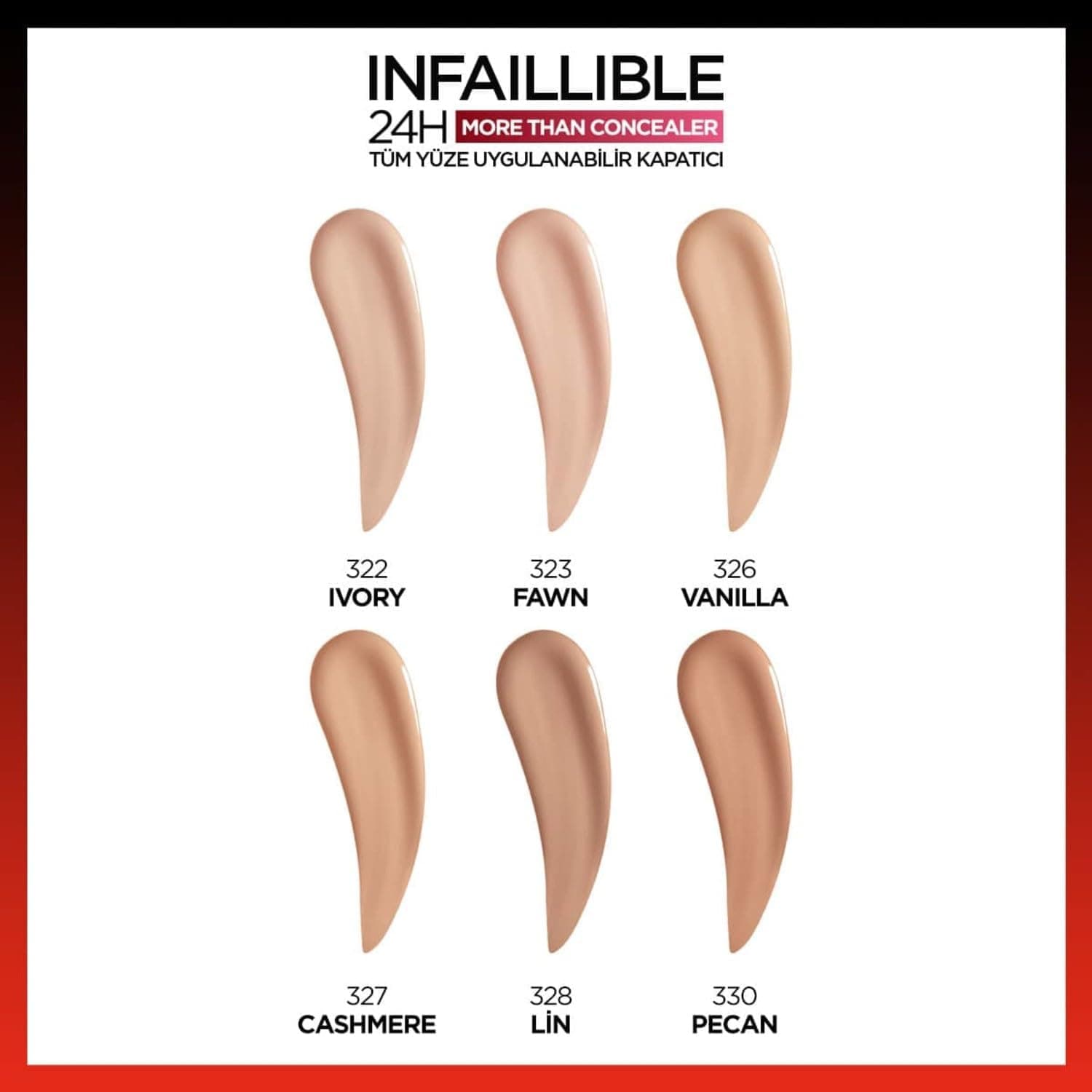 کانسیلر صورت L'Oreal Paris مناسب تمام صورت رنگ عاجی مدل 322 کانسیلر صورت L'Oreal Paris مناسب تمام صورت رنگ عاجی مدل 322